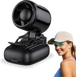 new Portable Clip on Fan, 3-in-1 Hands-Free Mini Hat Fans, Battery Powered Personal Fan with 3 Speeds for Hiking, Fishing, Camping,Running, Travel  Ab