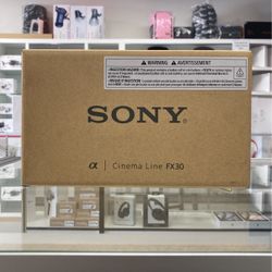 Sony FX30 Cinema Camera