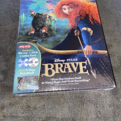 Disney: Brave Blu-ray And DVD Combo. New. 