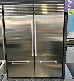 30” + 30” Subzero Bottom Freezer Built In Refrigerators