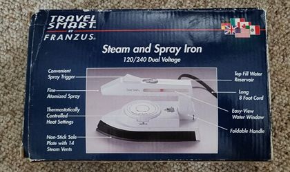 Travel Smart by Franzus Steam and Spray Iron