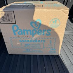 Pampers swaddlers Size 1 198 Count 