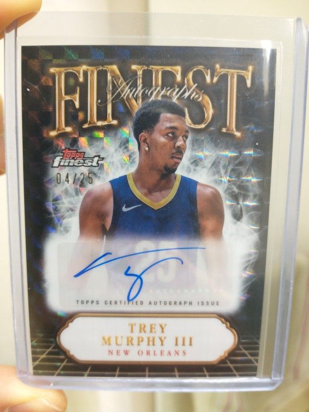 2024-25 Trey Murphy Topps Finest Autographs #04/25