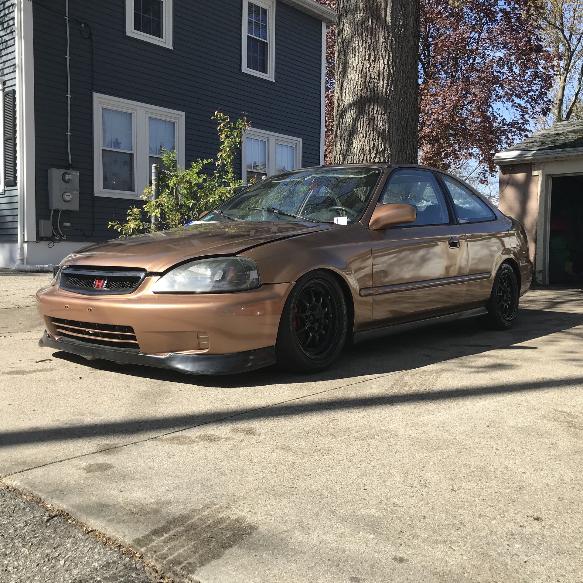 CLEANEST COUPE EVER 1998 Honda Civic ex coupe Aka THE GOLD COUPE