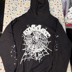 Sp5der Hoodie Black OG Size L
