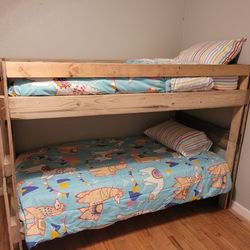Bunk bed  twin size.