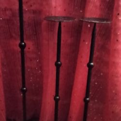 Tall Metal Candle Holders