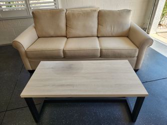 Sofa and coffee table