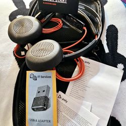 Plantronics Poly Blackwire 5220 USB  Headset  Double Ear
