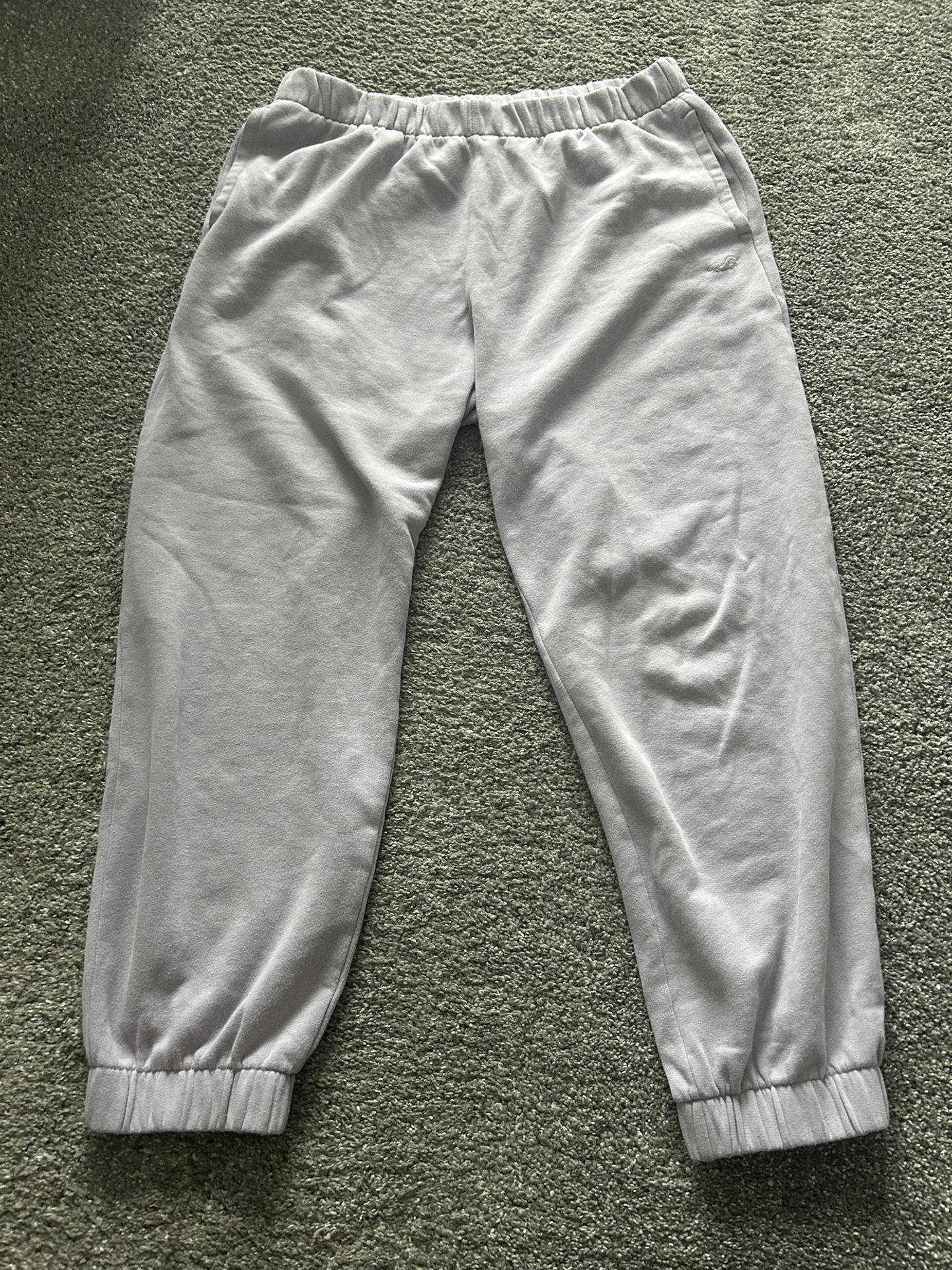 Hollister Cuffed Purple Sweatpants 