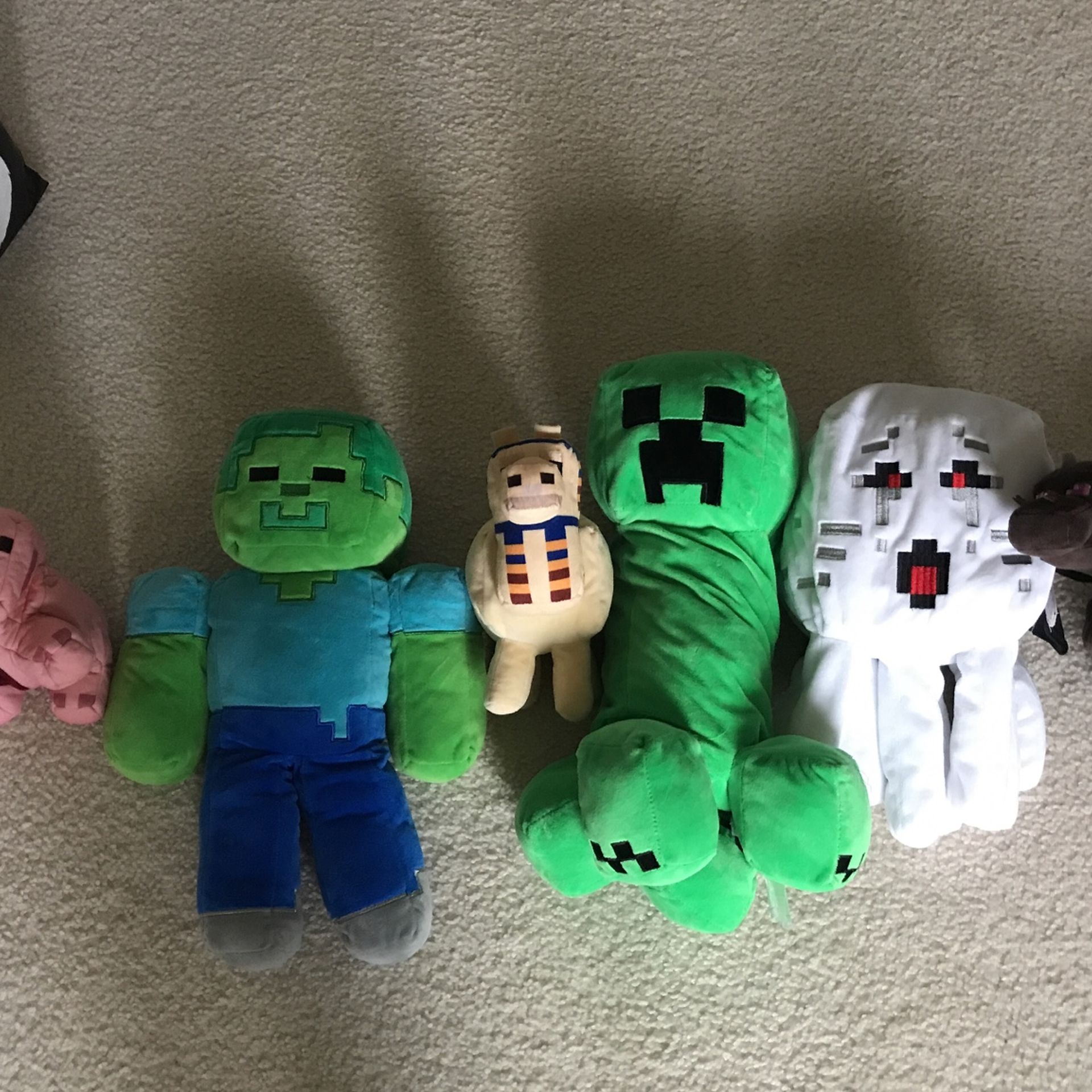 Minecraft Stuffed Plushies - Collection - 5$ EACH- 30$ In Total-