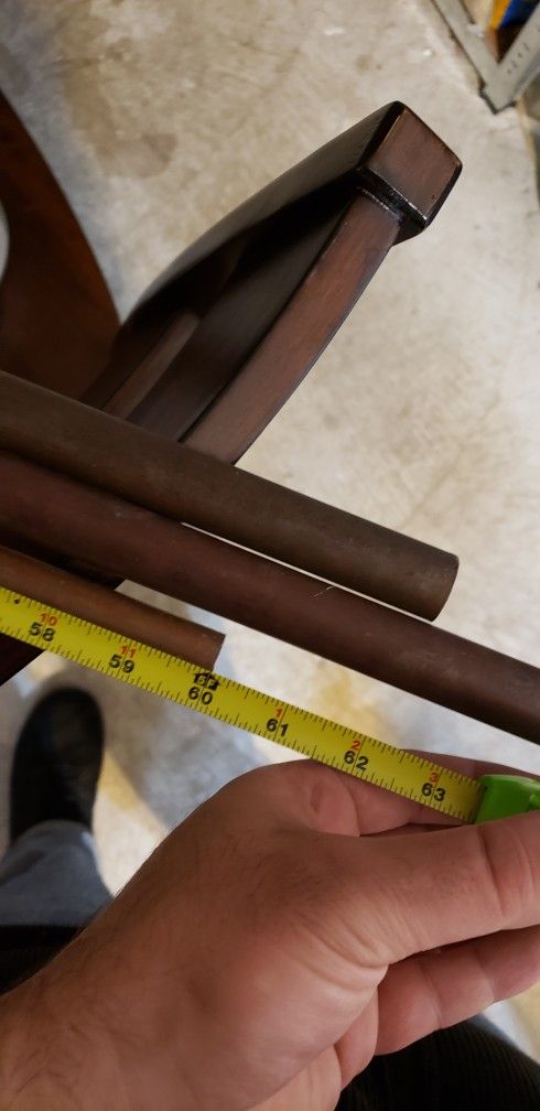 3 Long Copper Pipes