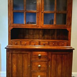 Hearthstone Rustic Oak Buffet W/ Hutch