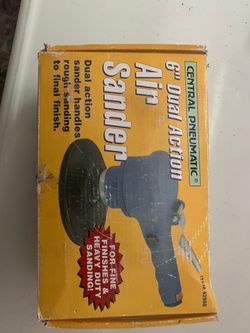 Central Pneumatic 6" Dual Action Air Sander
