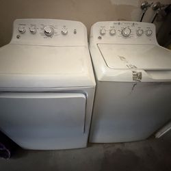 GE washer and dryer set.