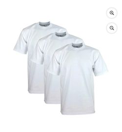 Pro Club Men's 3-Pack Heavyweight Cotton Short Sleeve Crew Neck T-Shirts