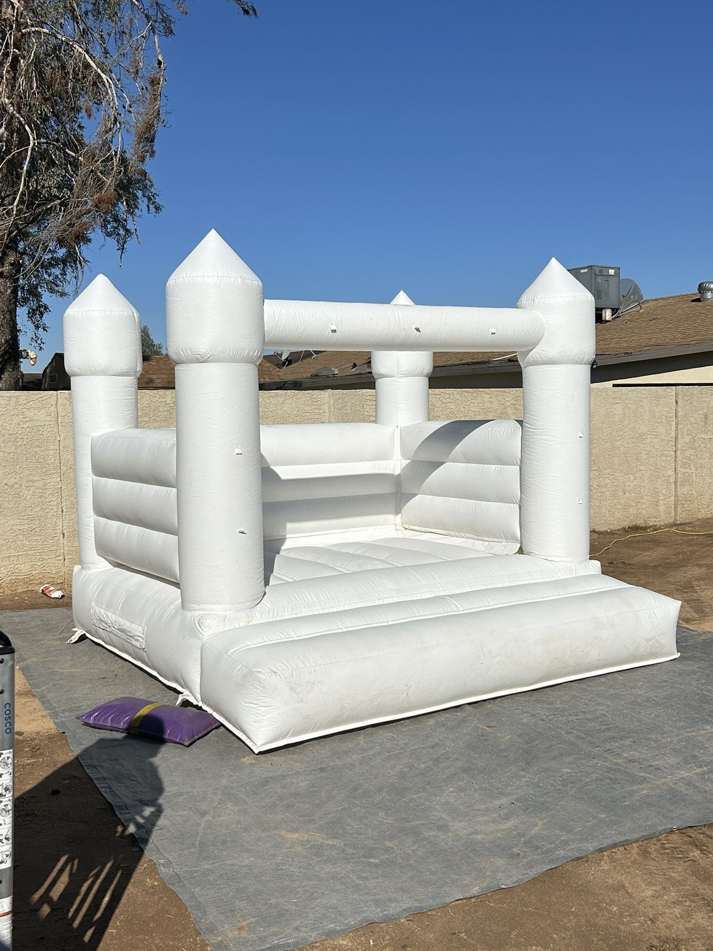 White Bounce House For Sale