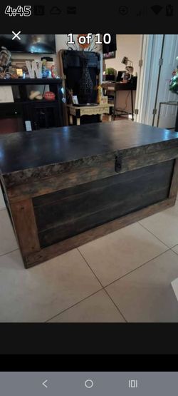 *Vintage* Pottery Barn Trunk 46" L 26"W 22"H