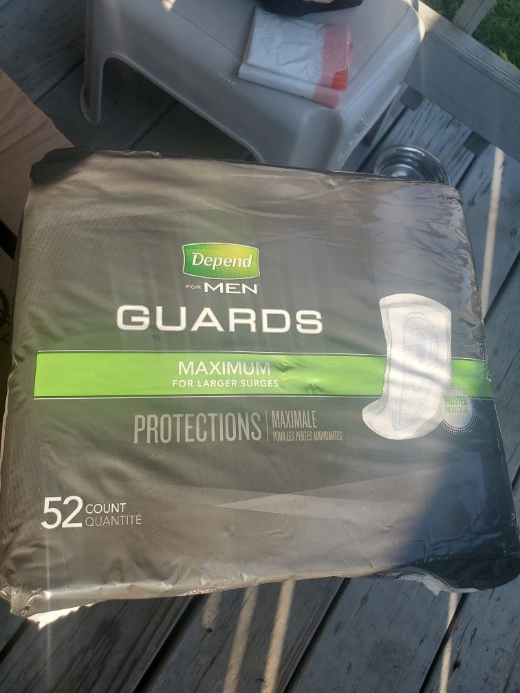 Depends For Men Guards Maximum Protection 