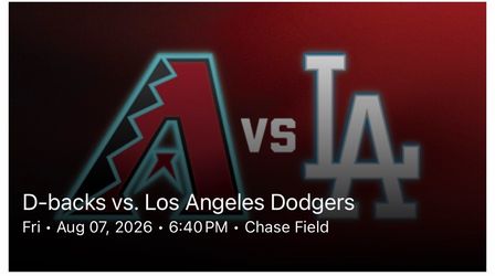 LA Dodgers vs AZ Diamondbacks