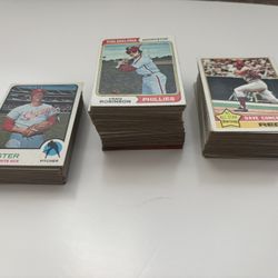1973,74, & 76 Topps Baseball Cards 220 Different 