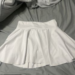 white Shein skirt 