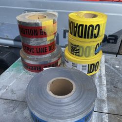 Detectable marking tape,Caution tape