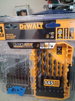 Drill bit set 14 piece.