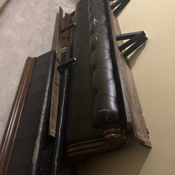 King Size Bed Beautiful With Leather 