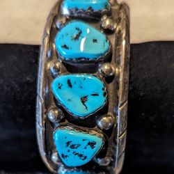 Navajo Turquoise Cuff Bracelet 