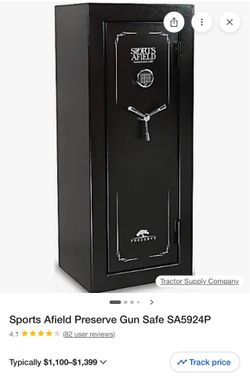 Gun Safe- Sports Afield 24 gun safe. Moved once Like New