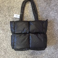 Black Puffy Purse Brand New