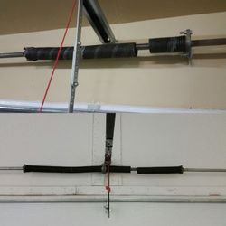 Garage door broken springs