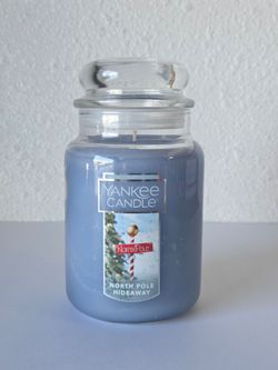 YANKEE CANDLE NORTH POLE HIDEAWAY 22 OZ 1 WICK CANDLE