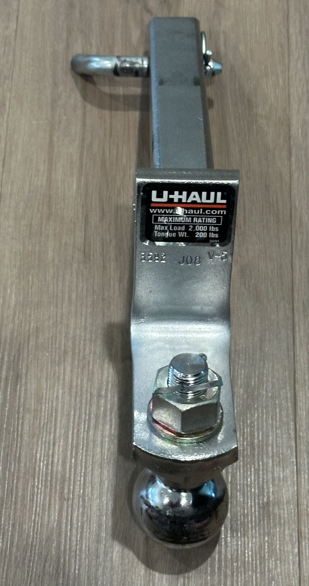 U-Haul Metal Ball Mount Trailer Hitch w/ 2” Ball