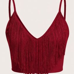 Women’s Fringe Trim Cami Top