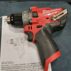 Brand New  Milwaukee 2503-20 M12 FUEL 1/2" Cordless Drill Driver- Brushless  , Bare Tools