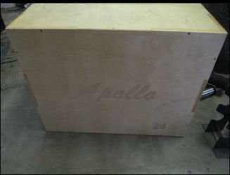 Used Apollo Adjustable Wood Plyo Box 20" 24" 30" ( Read The Description)