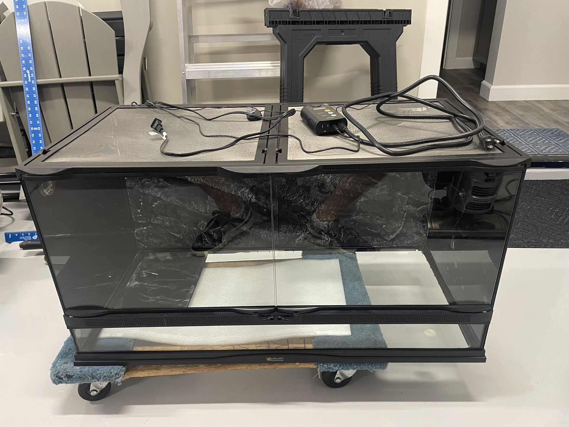 Zoo-Med 40 Gal Enclosure.