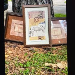 Set Of Three Animal Prints 