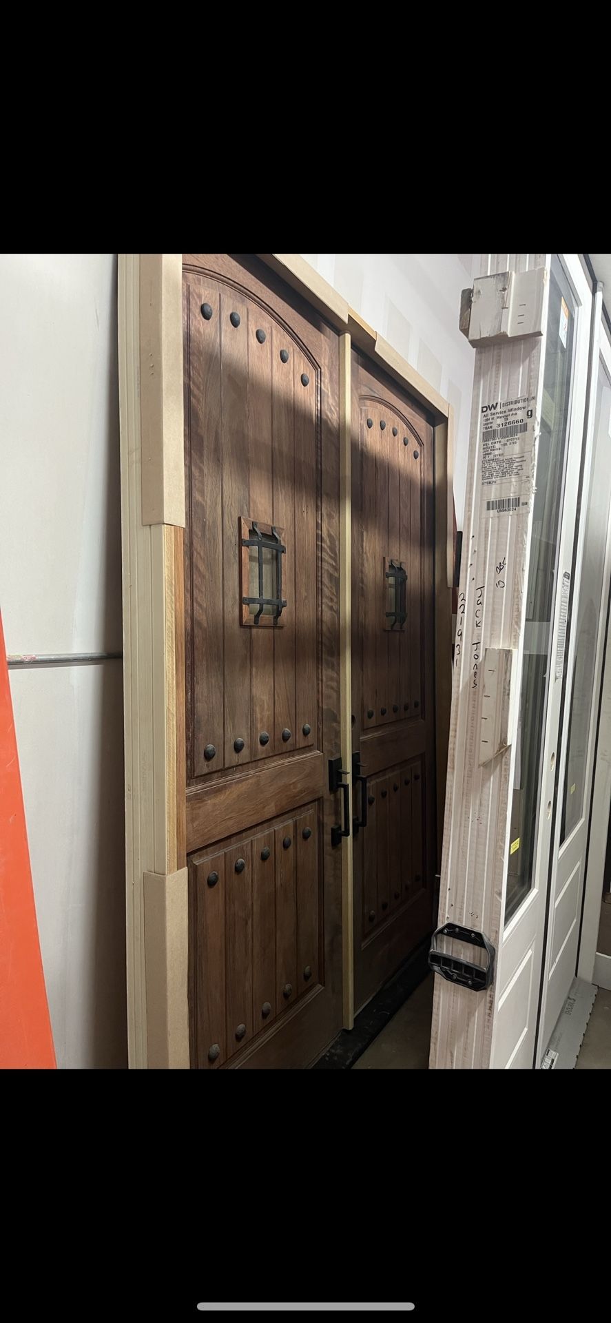 Exterior Double Door 74x96 Wood