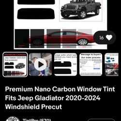 Jeep Gladiator Window Tint