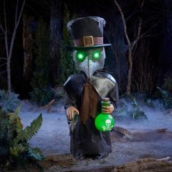 Halloween Home Depot Plague Doctor Rat Animatronic Brand New