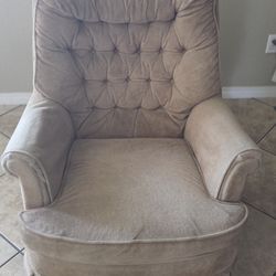 Cryshed Velvet Living Room Rocker/ Swivel Chair 