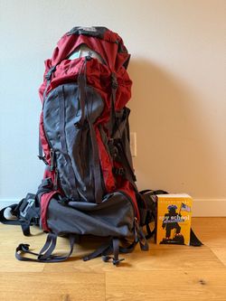 Gregory Hiking Backpack - Men. Very durable. Clean no hole, zip good