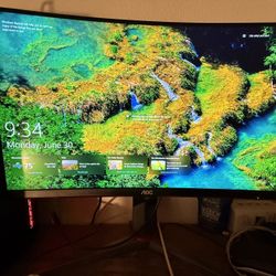 AOC 165hz 27” Gaming Monitor 