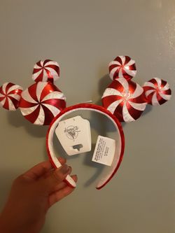 Disney Mickey Mouse Peppermint Ears Headband