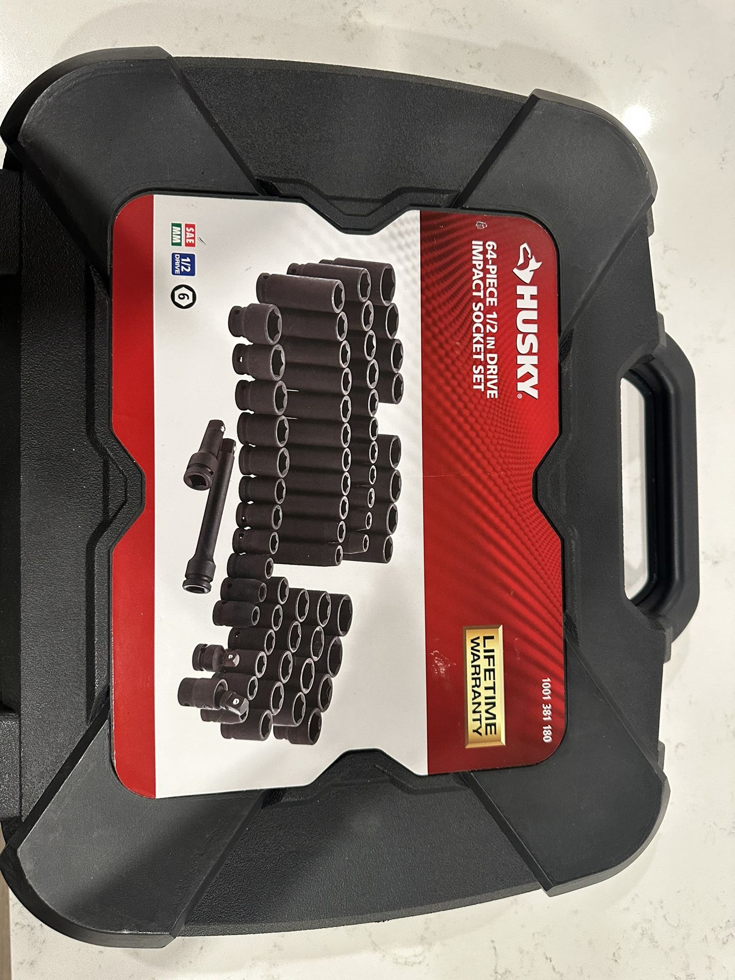Husky 64 Piece 1/2 Socket Set