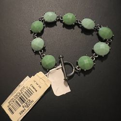 Macy’s💥Vintage~NWT💥Nickel Free Turquoise Noir Bracelet 