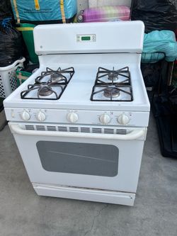 GE White Gas Range Stove Oven